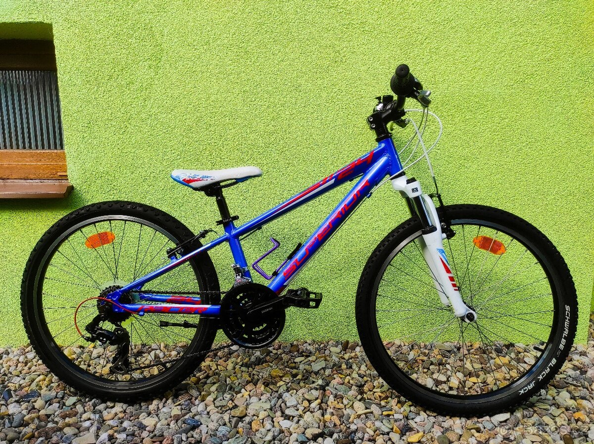 Značkové dětské kolo Superior 24" (modrá)