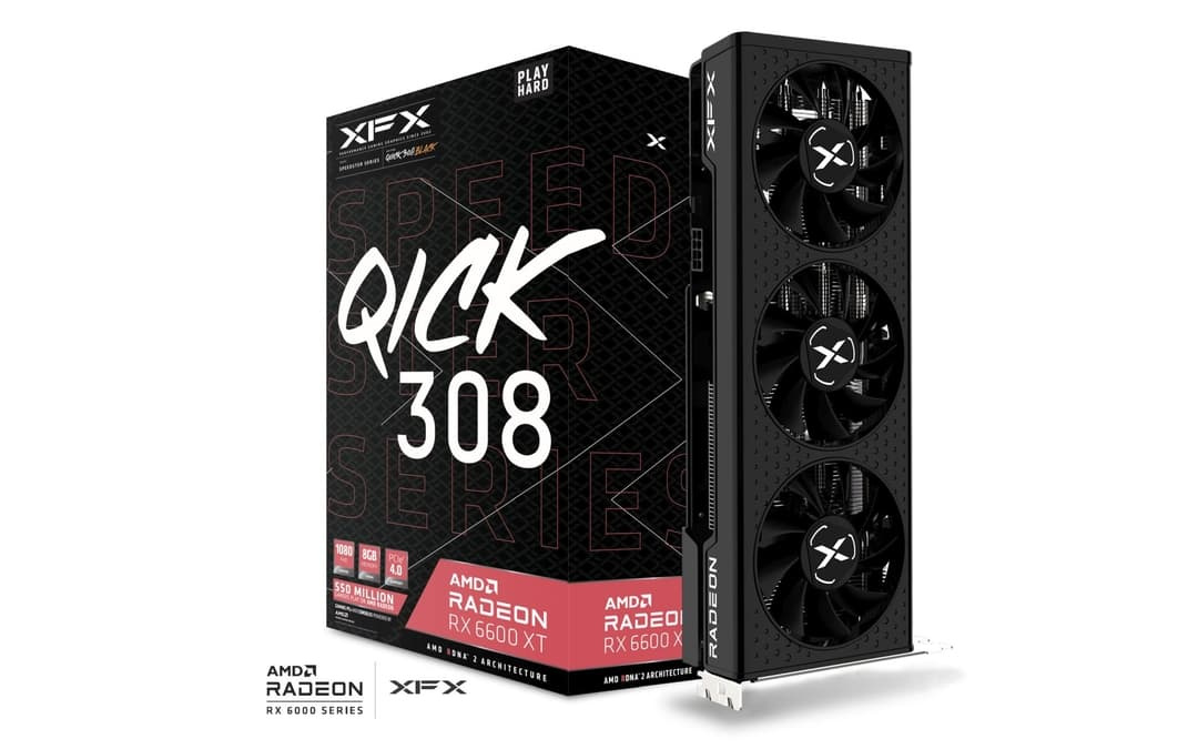 XFX RX 6600 XT 8GB GDDR6 Black QICK 308