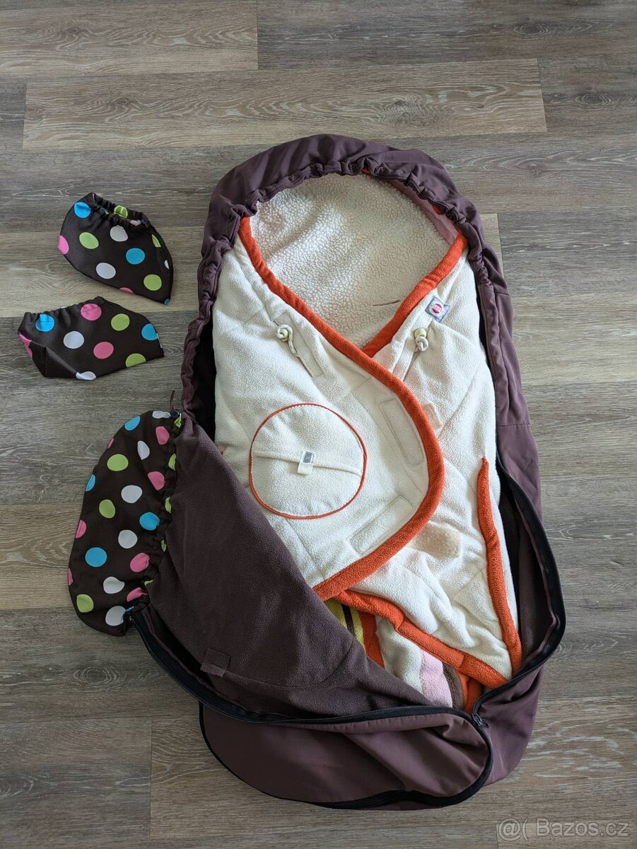 Fusak Lodger + ochranny softshellovy fusak + navleky na boty