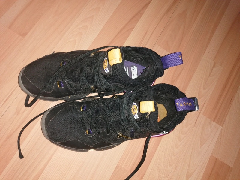Basketbalové boty LAKERS NBA Los Angeles Lakers, vel 41