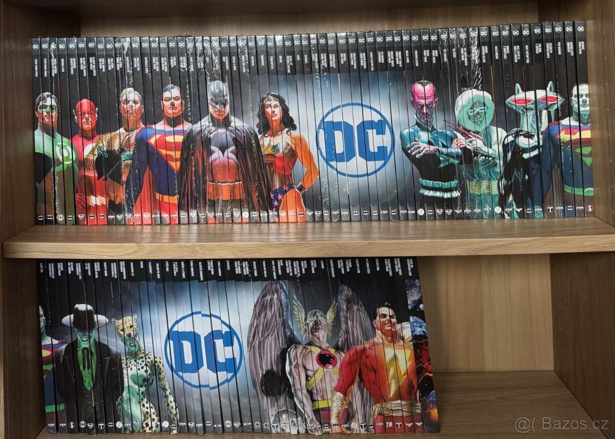 DC komiksový komplet - KOMPLETNÍ SADA 100 ks