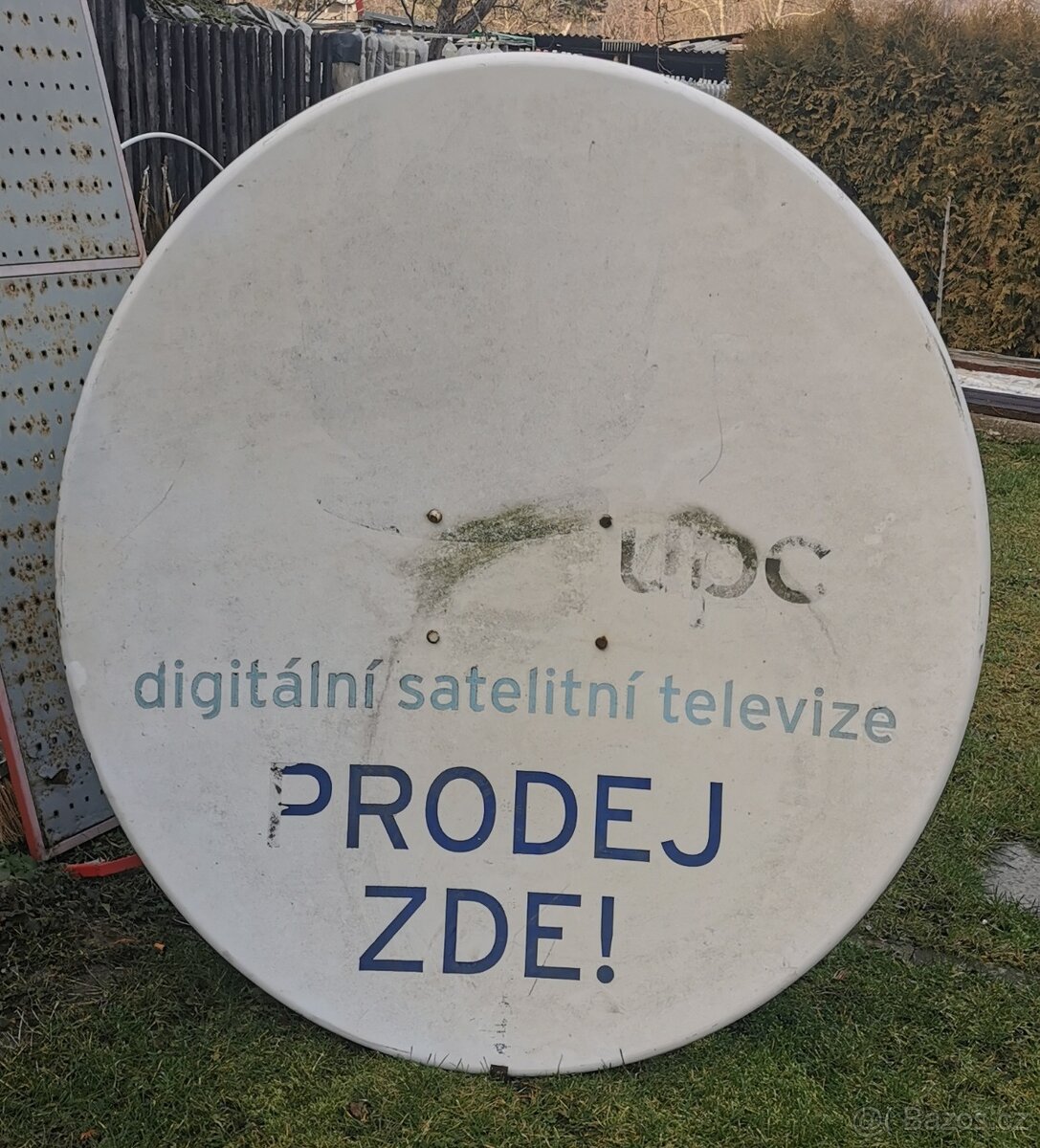 Satelitní parabola offset, lamino PTT Telecom + natáčení