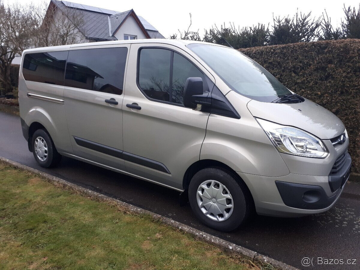 Ford Transit Custom 2,2 TDCI r.v.11/2015, klimatizace, 8míst