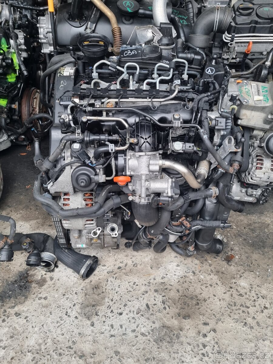 Motor 2,0 tdi 103kw Typ CBA dovoz kompletní