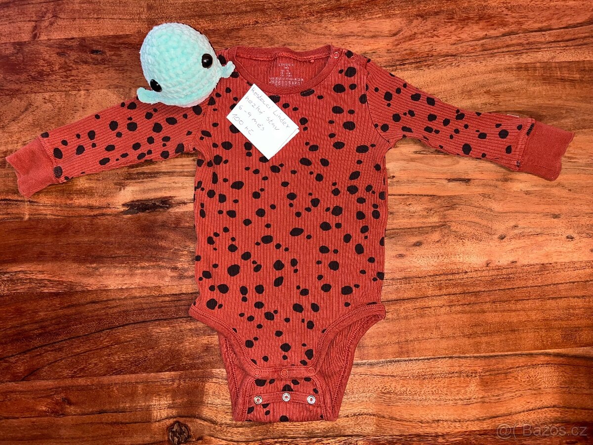 Krásné rostoucí body Lindex 6-9 měs, hezký stav
