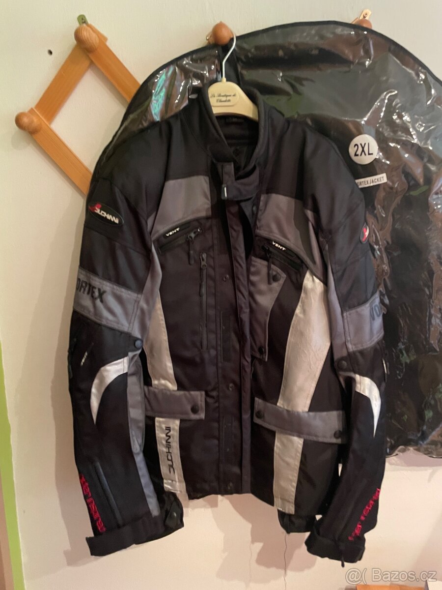 Motorkářská bunda s vložkou - 2XL