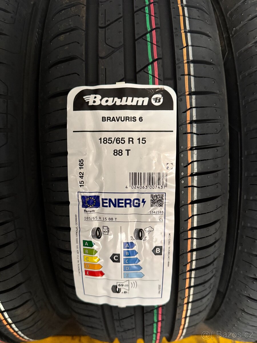 185/65/15 nové Barum Bravuris6 4ks