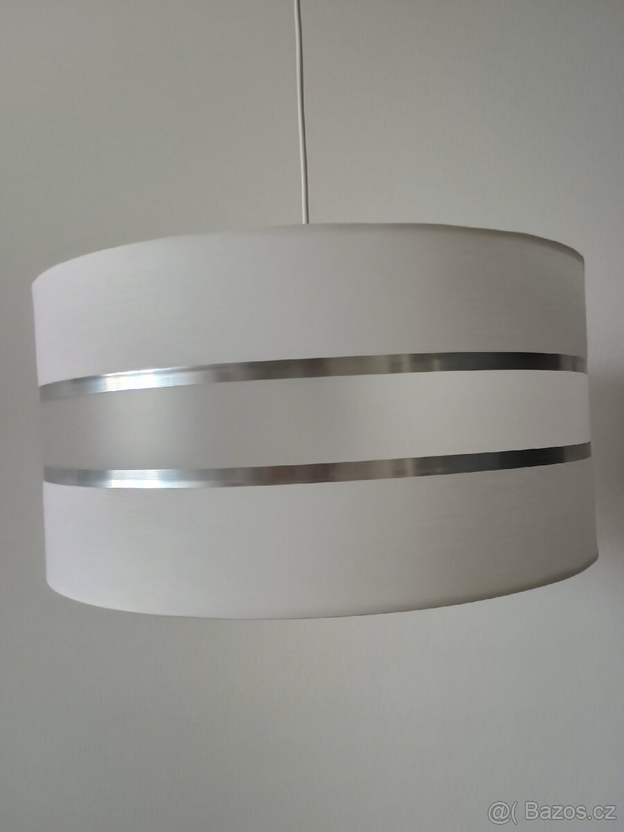 Lustr na lanku CORAL 1xE27/60W/230V bílá