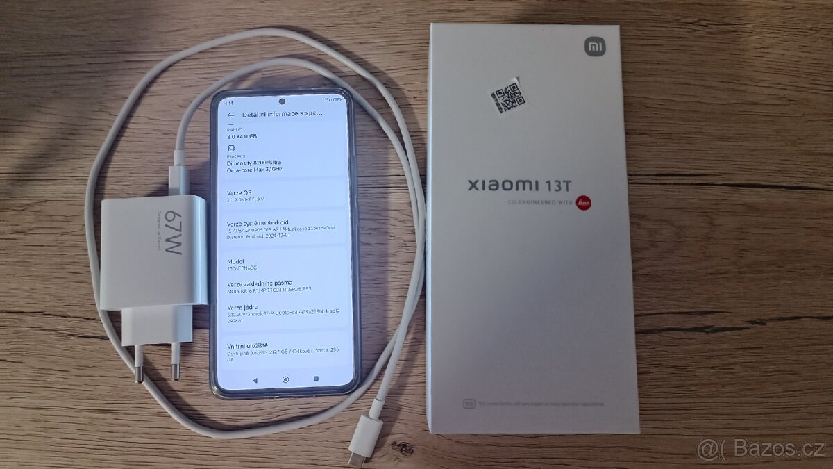 Xiaomi 13T, 5G, 8/256, černá