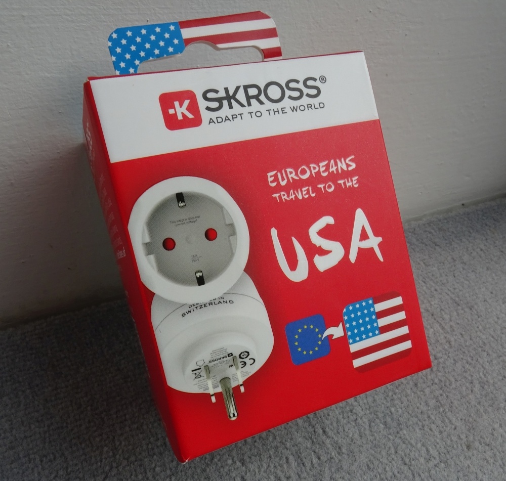 Cestovní adaptér USA - EU nový