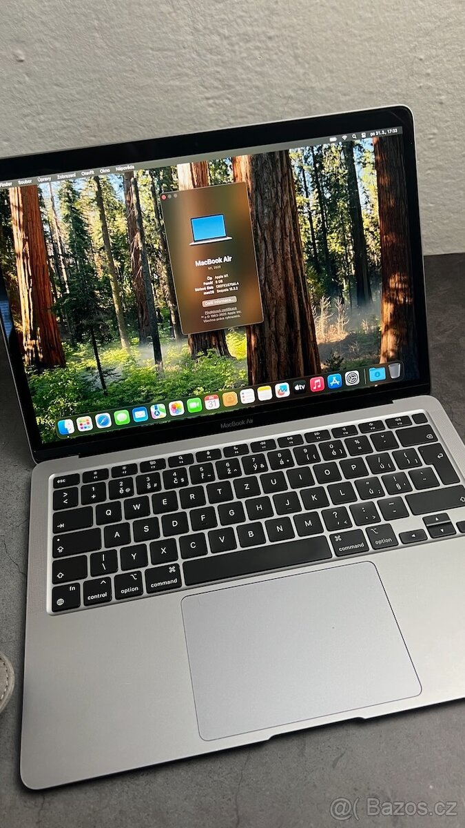 Macbook Air M1 vesmírně šedá