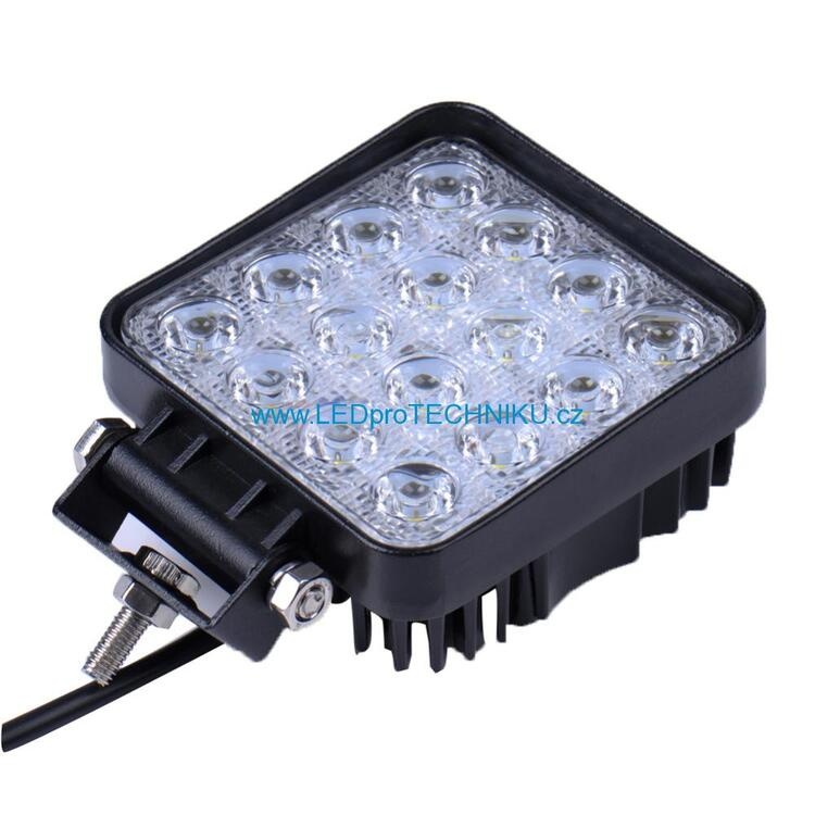 Nové LED světlo (reflektor) hranaté 48W