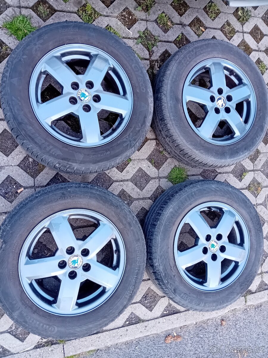 Prodám alu 195/65 15