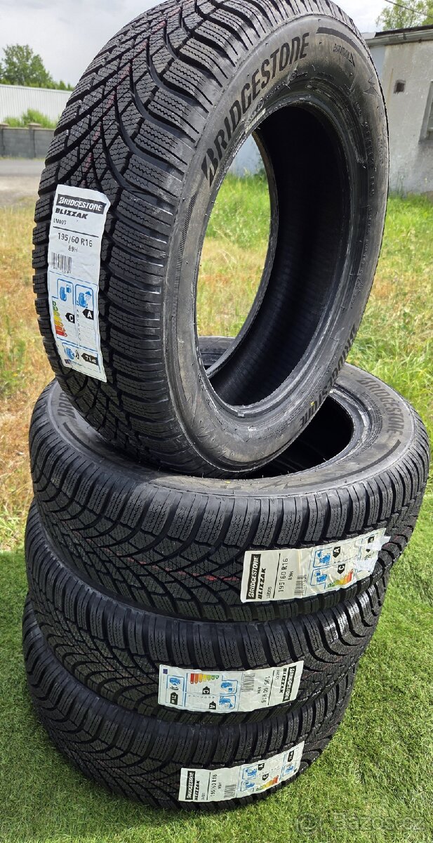 Nové zimní pneu Bridgestone Blizzak LM005 195/60/16
