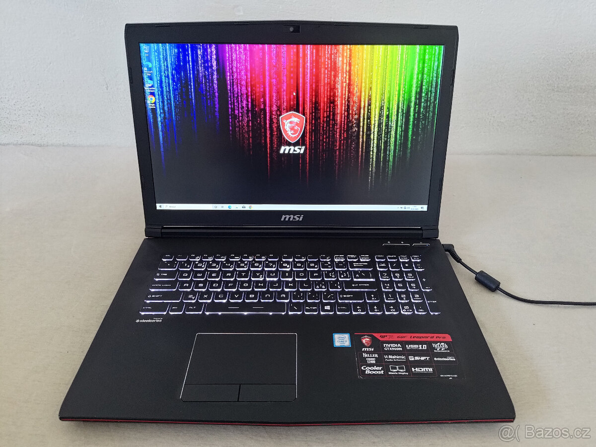 MSI GP72 6QF Leopard Pro - oprava/díly