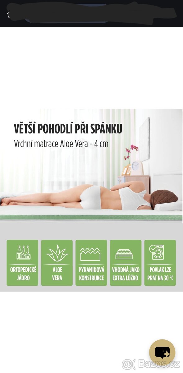 Vrchní matrace