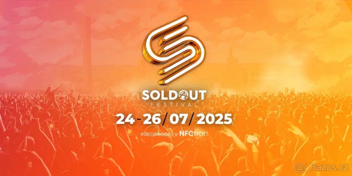 5x 3-Denní vstupenka na Soldout Festival
