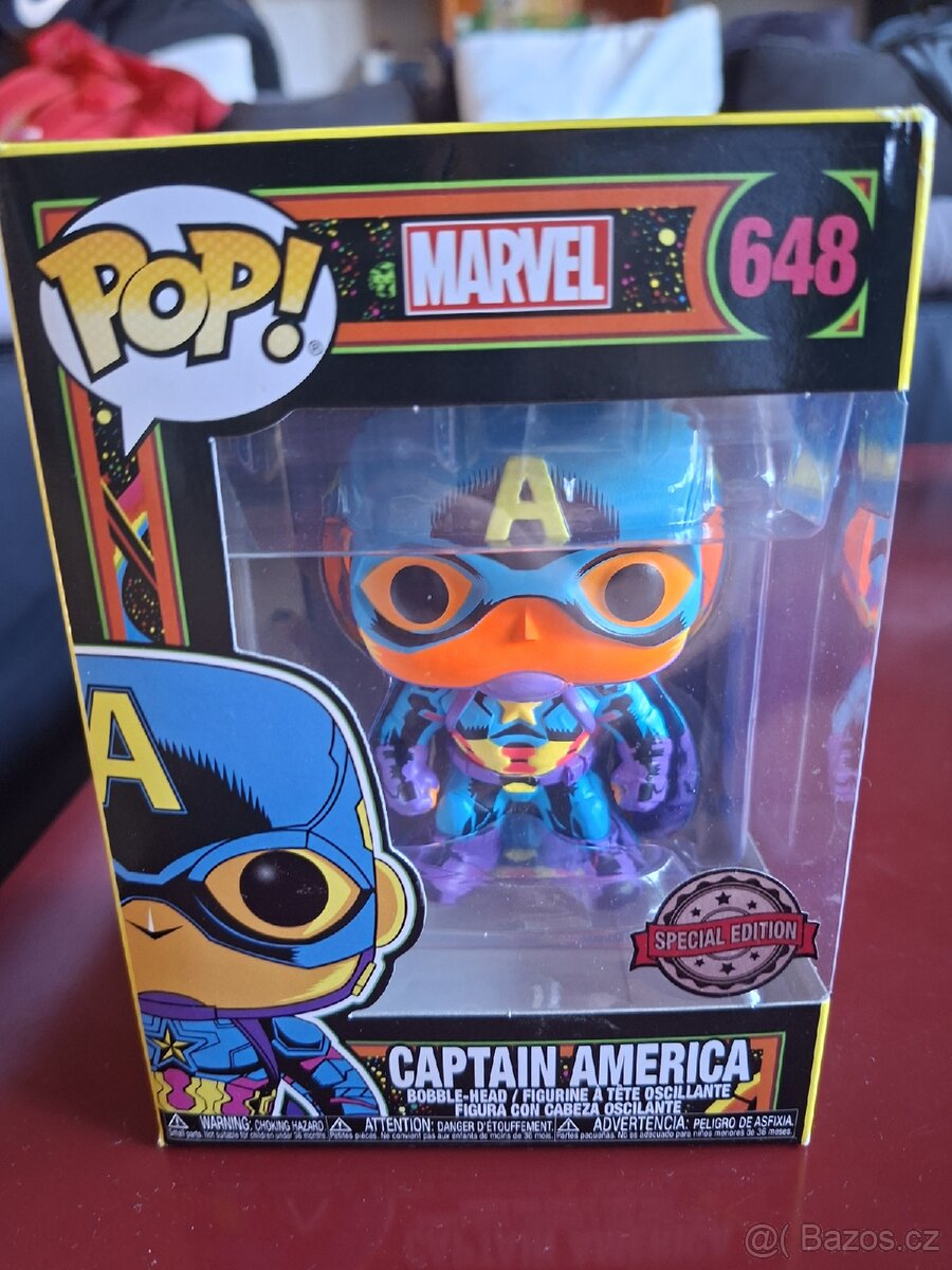 Captain America Funko Pop speciální edice