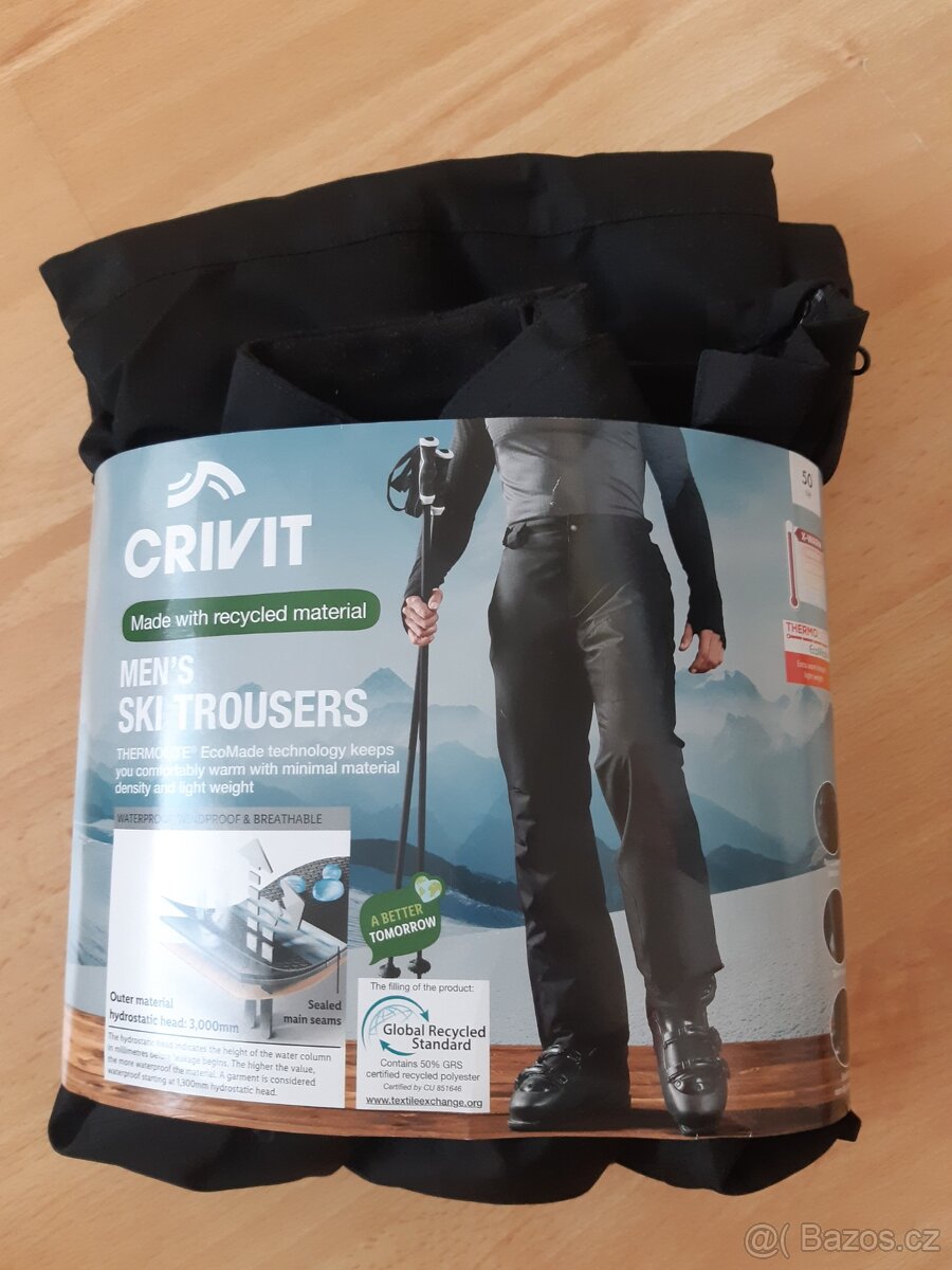 Lyžařské kalhoty vel. 50 a 48