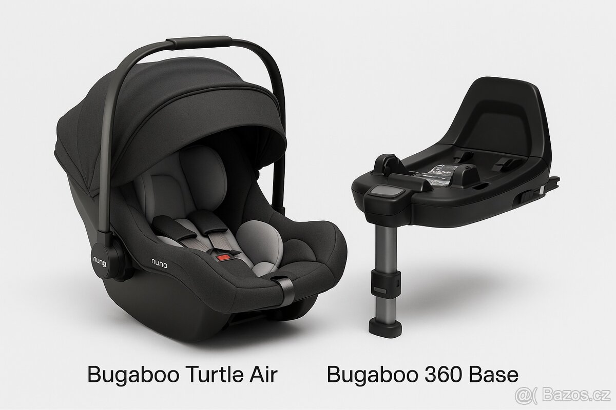 NOVÝ Set autosedačka a základna Bugaboo by Nuna (Turtle Air)