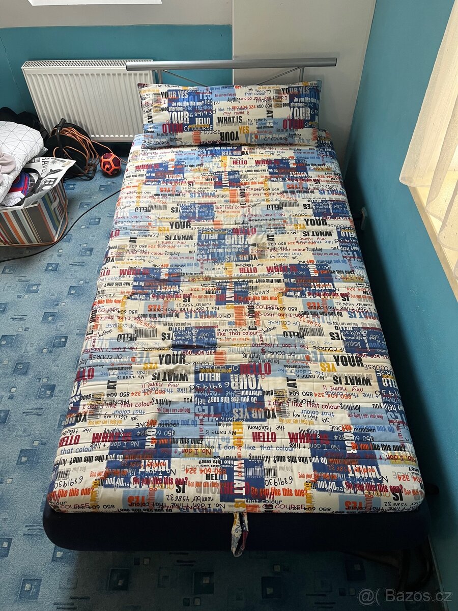 Polohovací postele s úložným prostorem– 110×200 cm