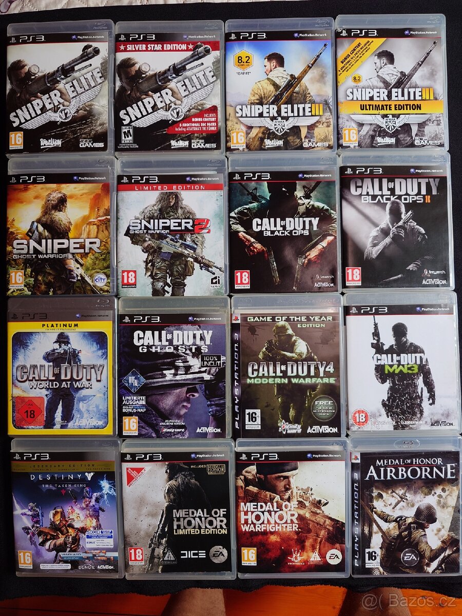 Hry na PS3 - PlayStation 3(psát na WhatsApp nebo SMS) 1..