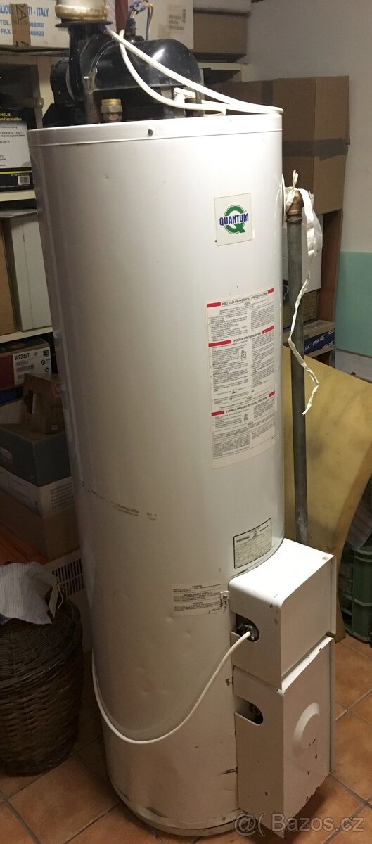 Plynový bojler, ohřívač vody, Quantum 12Kw 155l