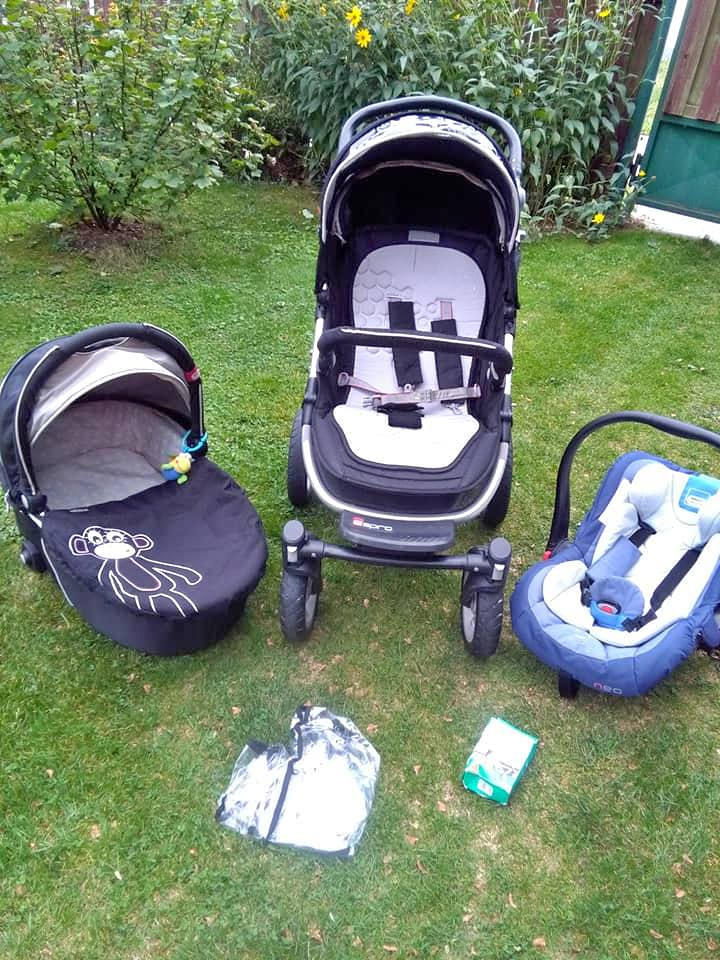 Kočárek Espiro Enzo Evo trojkombinace