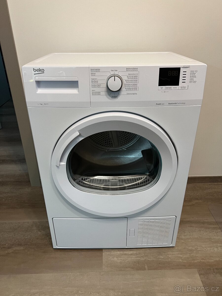 Sušička Beko HDF 7412 CSRX - nepoužitá, v záruce