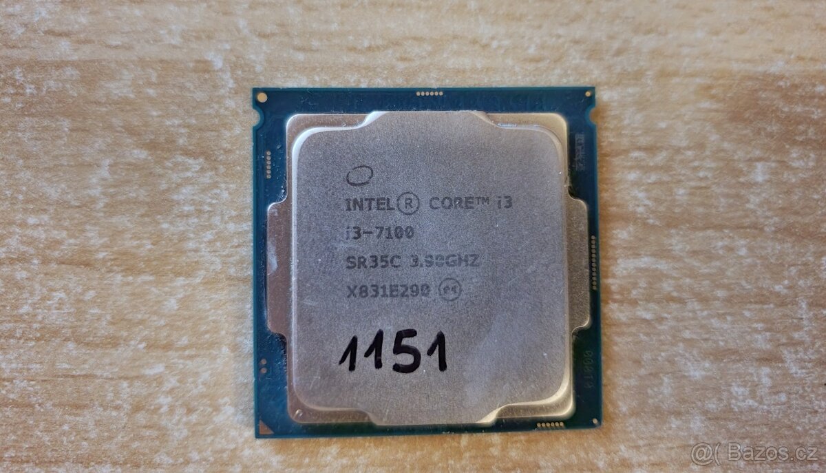 Intel Core i3-7100 @ 3.90GHz (1151) Kladno.