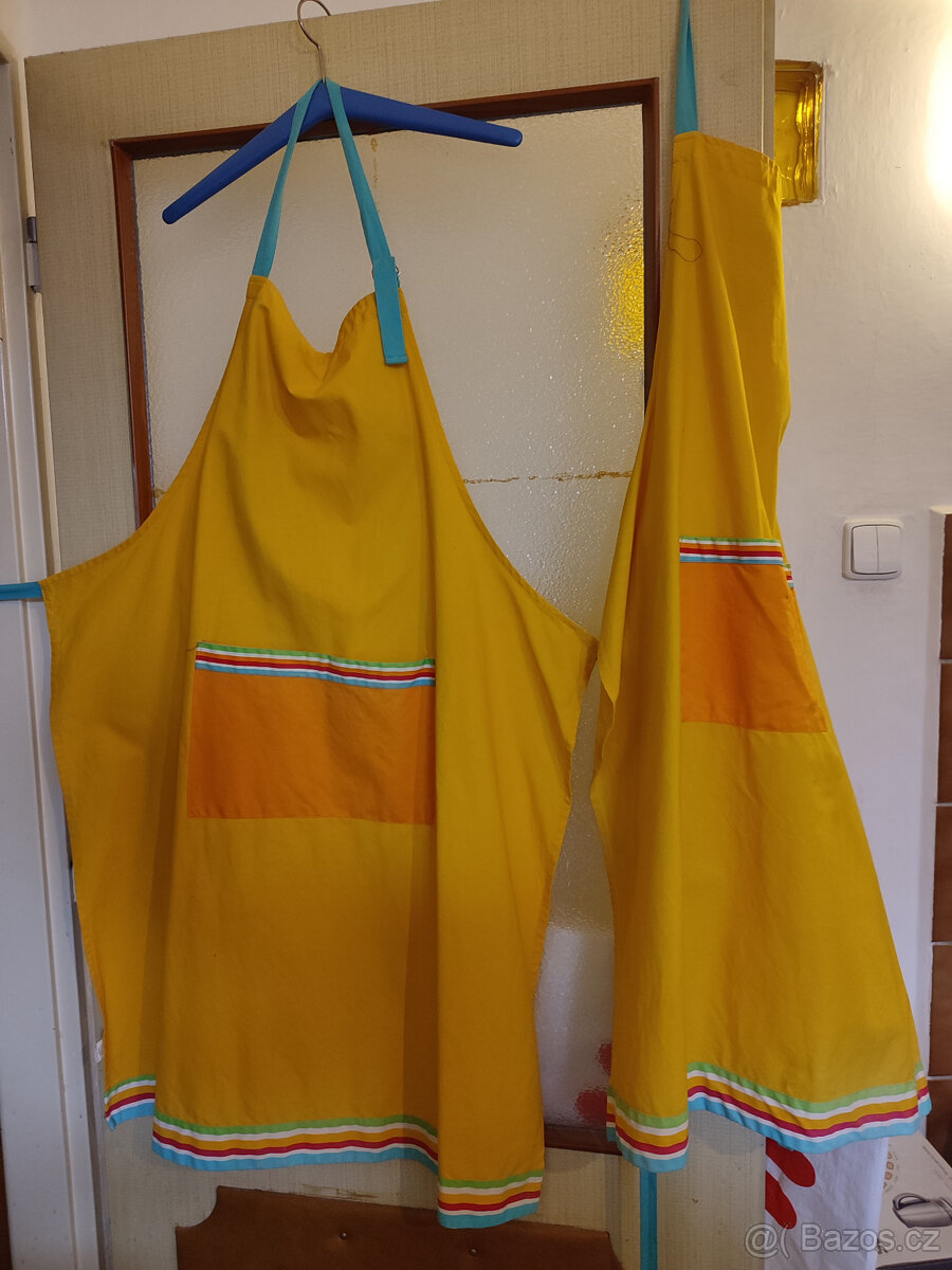 Zástěra kuchyňská 2 ks