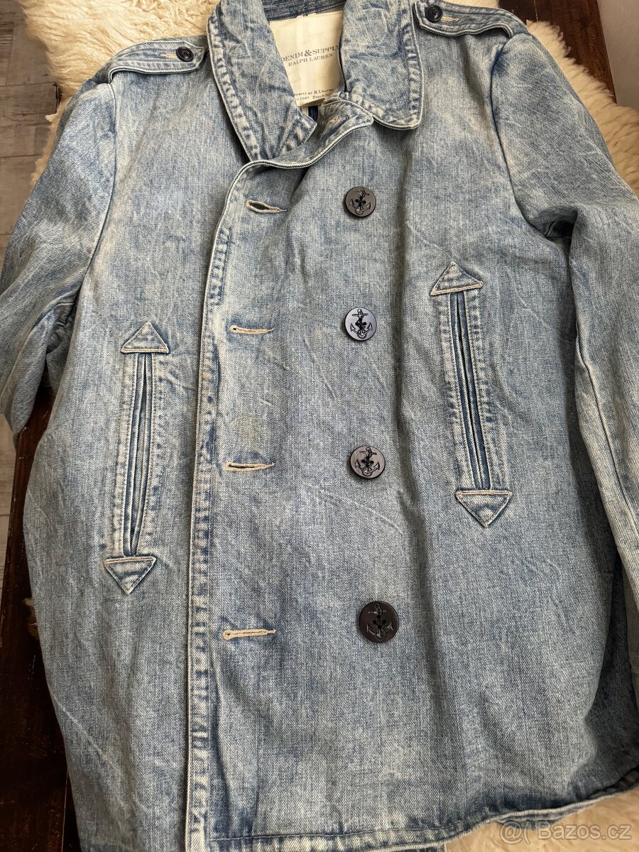 Jeans 3/4 kabát Ralph Lauren pánský xxl