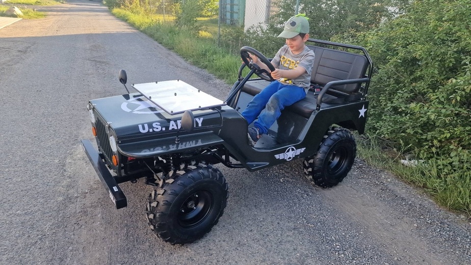 Mini Jeep Willys 150ccm pro deti a dospele