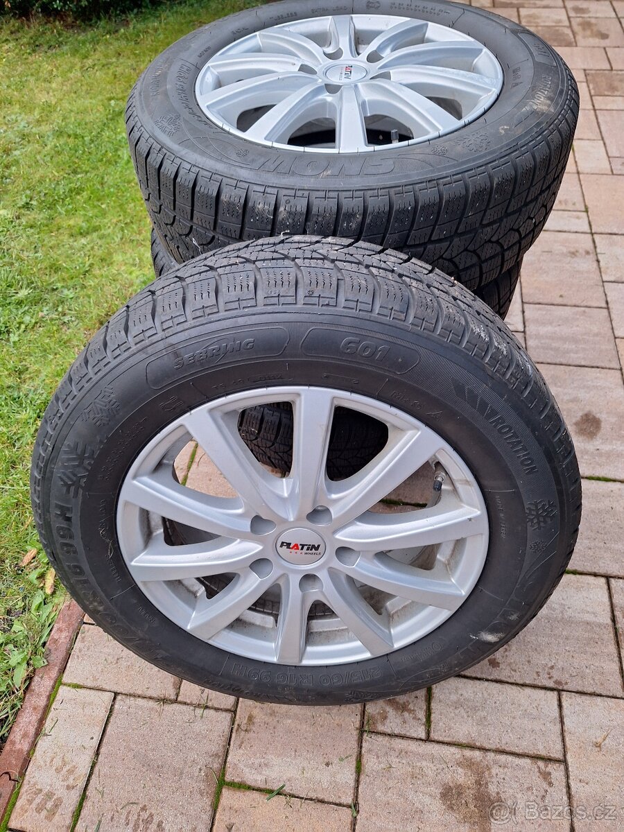 Zimní pneumatiky Suzuki S-Cross, 215/60 R16 vč alu disků