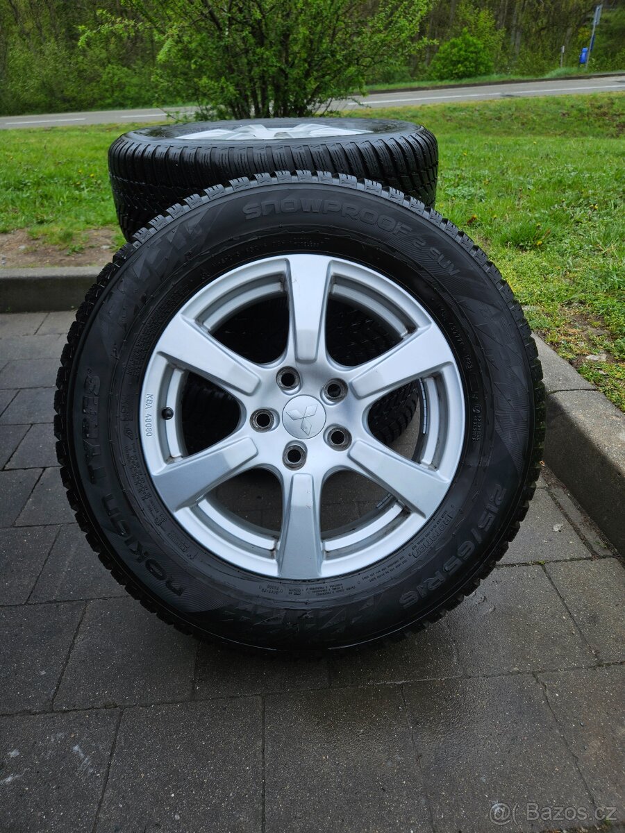 Mitsubishi ASX Originální 16" alu disky + Zimní Nokian
