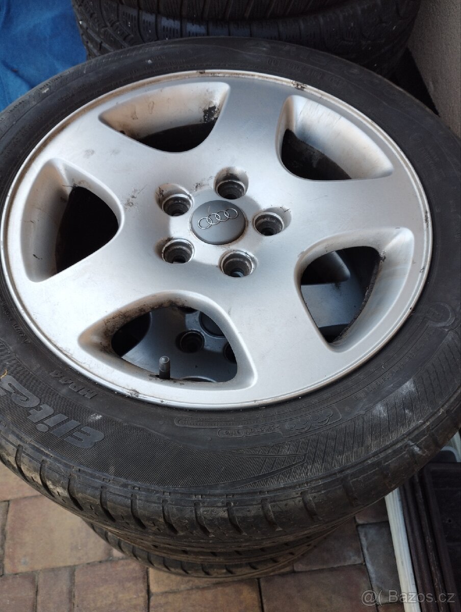 ALU kola 5x112R16 pneumatiky 205/55/16