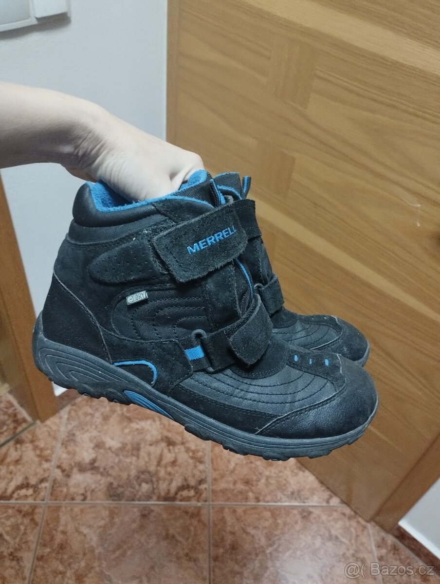 Kvalitní zimní nepromokavé boty Merrell 36