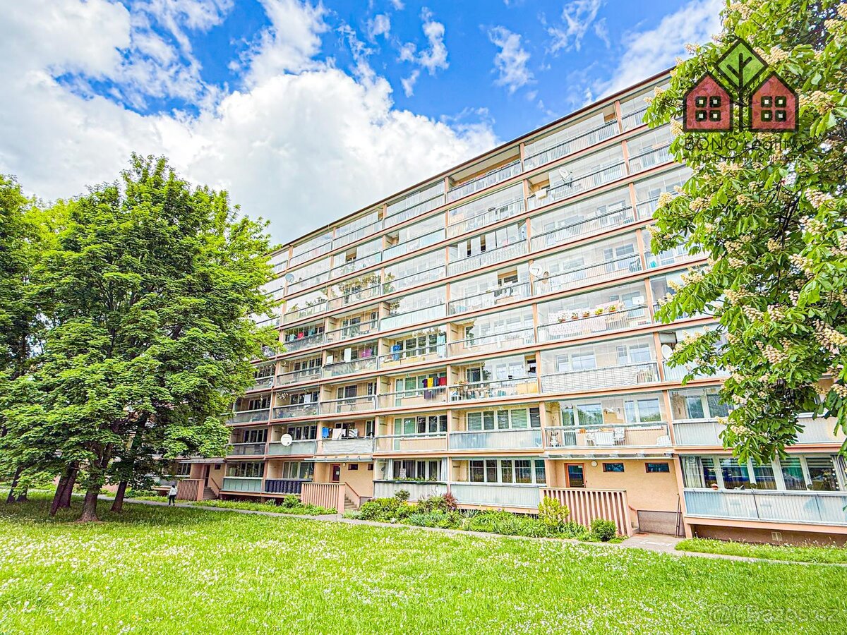 Byt, DV, dispozice 2+kk, dobrý stav, lodžie 6 m2, obec Tepli