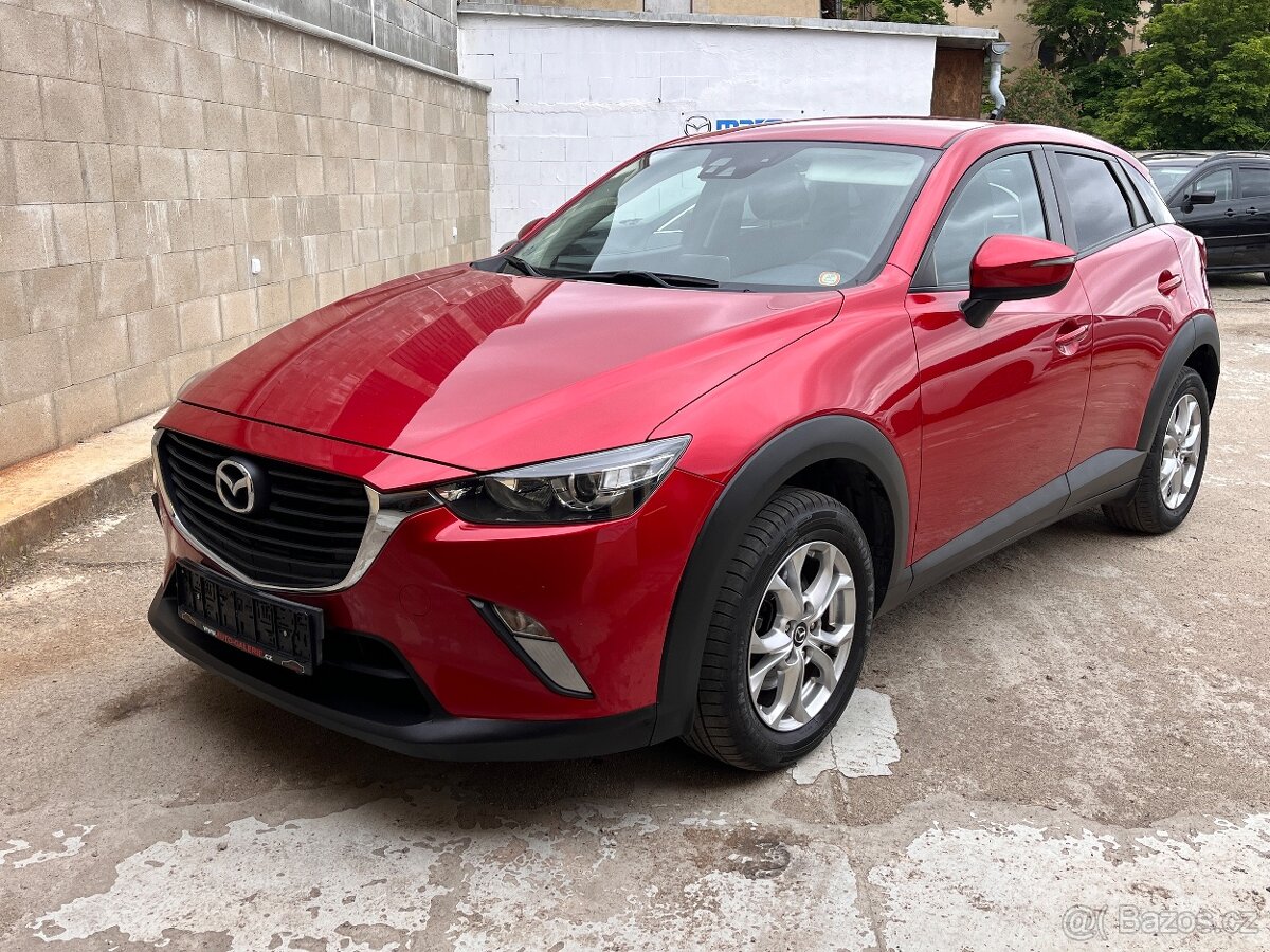 MAZDA CX-3 2.0i 88KW,2017,NAVI,PDC,VÝHŘEV,ALU16,TAŽNÉ,SERVIS