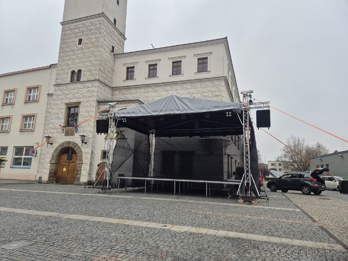 Pronájem STAGE 8x6 metru