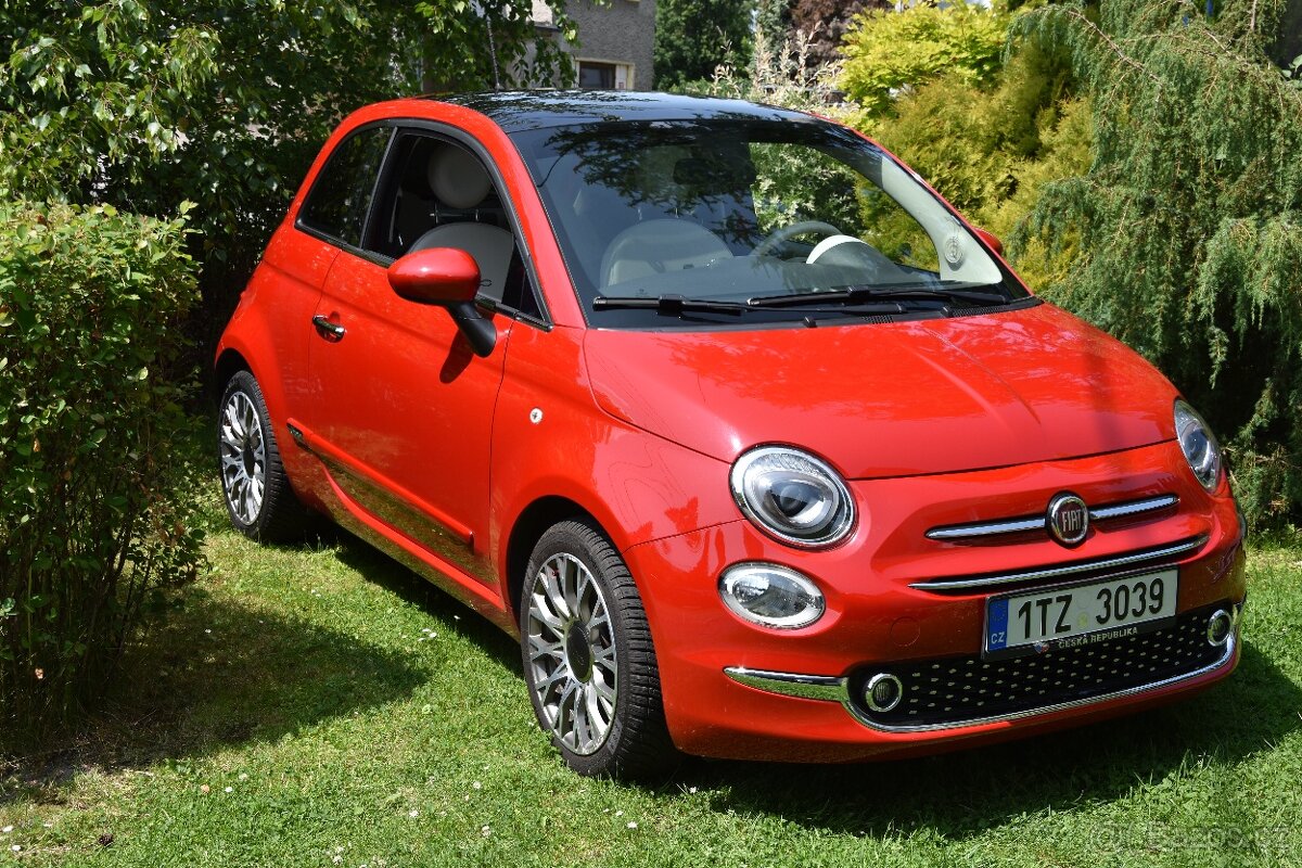 Fiat 500 1,2 Lounge - lux. výbava, 46 tis. km, top stav
