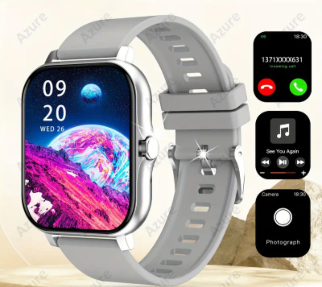 Hodinky smartwatch šedé