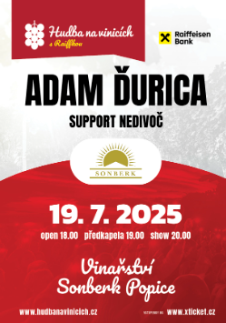 Adam Ďurica - Vinařství Sonberk - Hudba na vinicích 2025