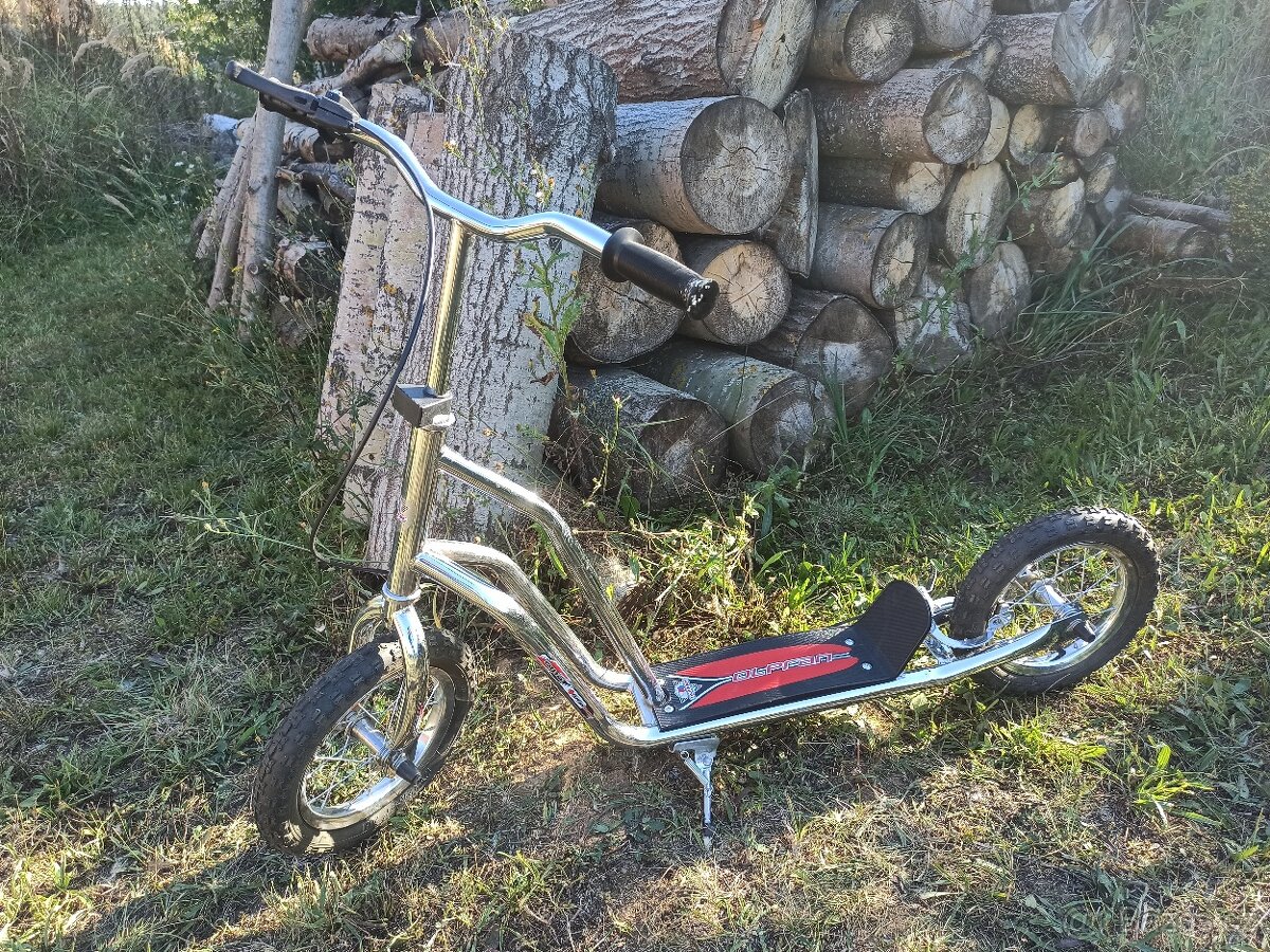 Dětská koloběžka Olpran stříbrná