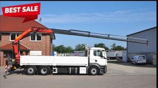 MAN TGS 26.470 - 6x2 -Valník + HR-Palfinger PK 22002