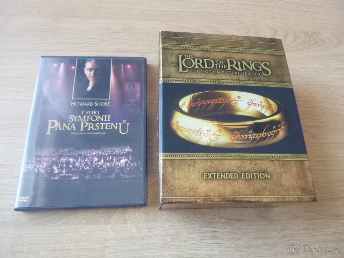 15disc PAN PRSTENU 1-3 PRODLOUZENE VERZE cz titulky + HUDBA