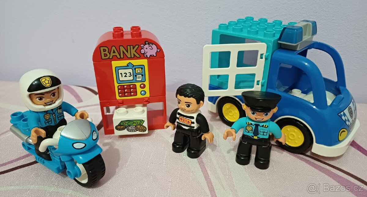 Lego Duplo 10809 Policejní hlídka + motorka s policistou