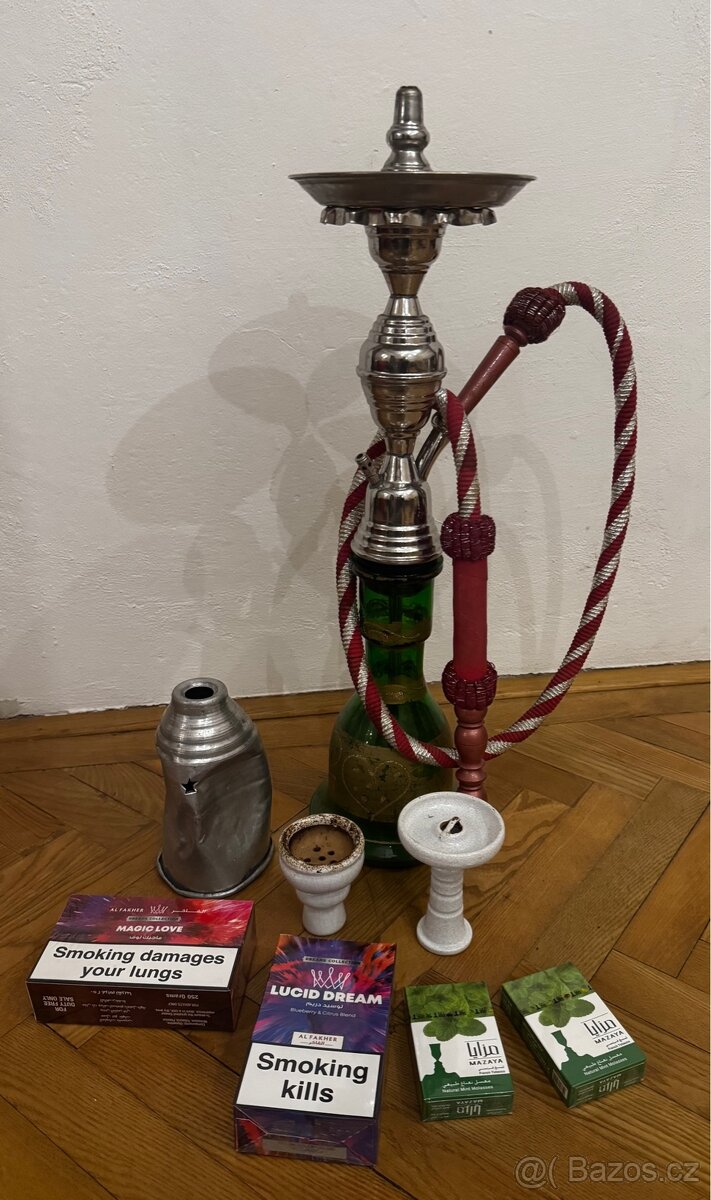 Vodní dýmka s příslušenstvím