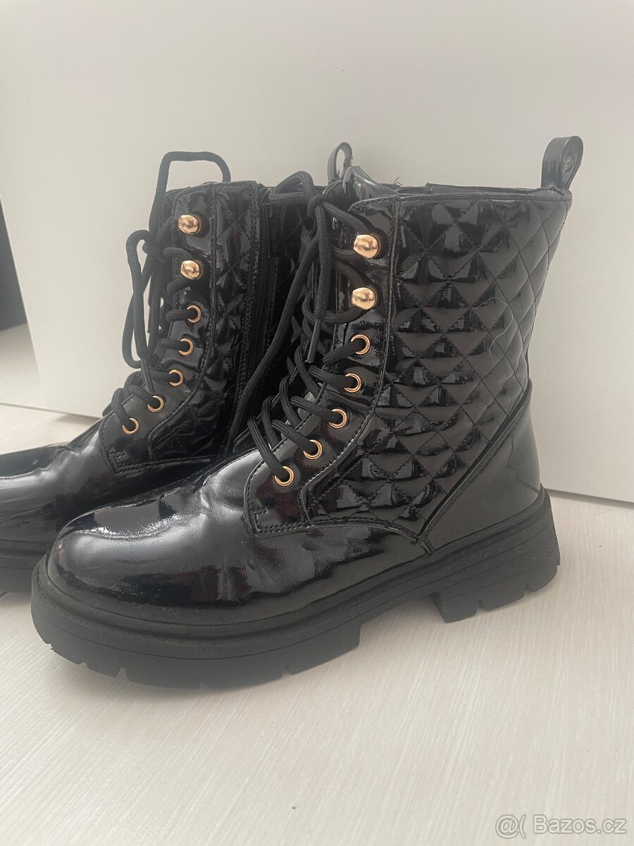 Dívčí kotníčkové zimní boty DeeZee-37