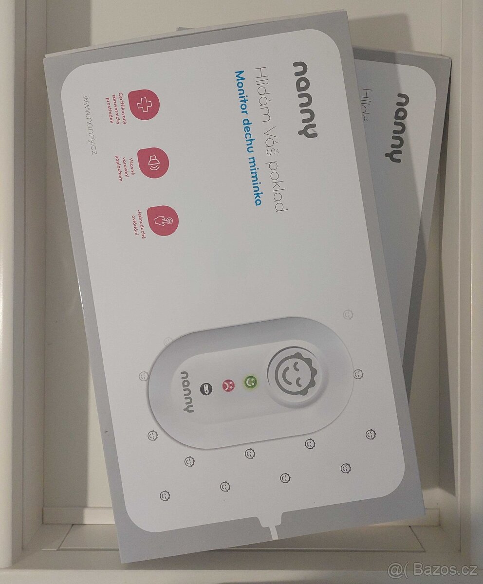 Prodám - Monitor dechu Jablotron Nanny BM 02 Duo